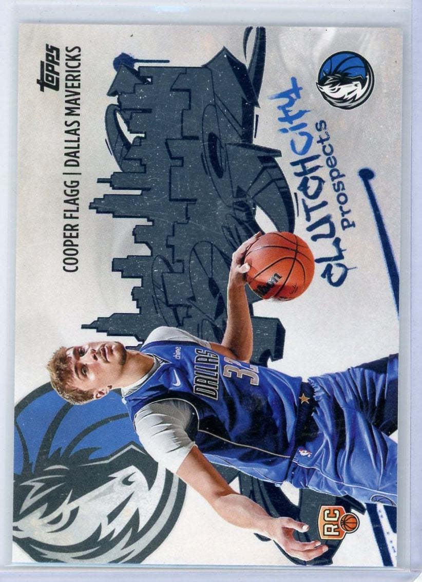 Cooper Flagg 2025-26 Topps Flagship Clutch City RC