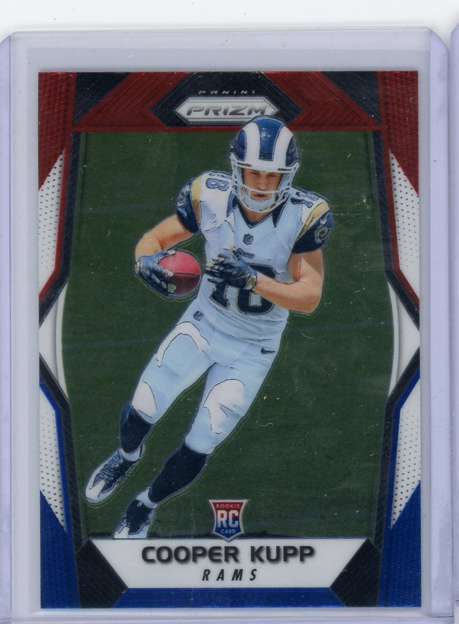 Cooper Kupp 2017 Panini Prizm Red White & Blue Rookie