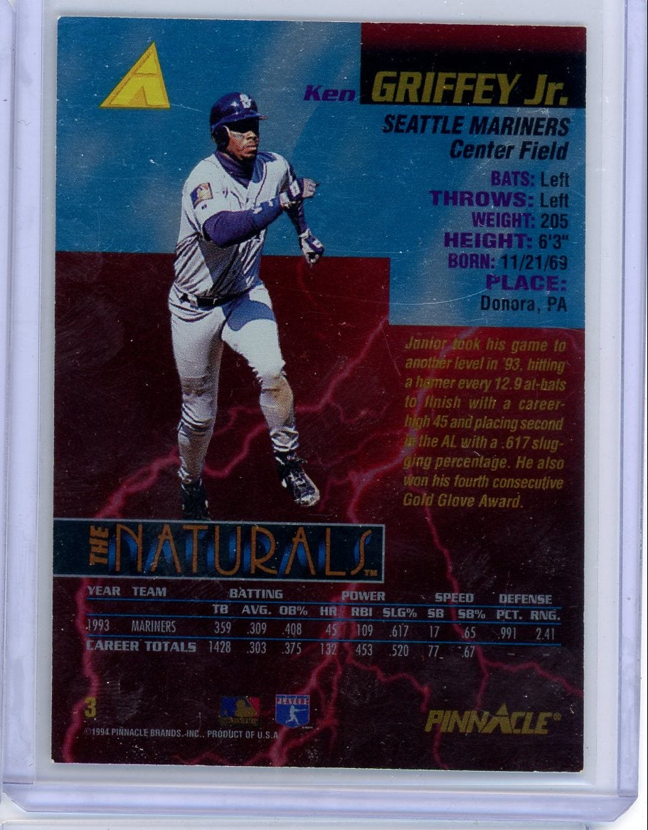 Ken Griffey Jr. 1994 Pinnacle The Naturals #3