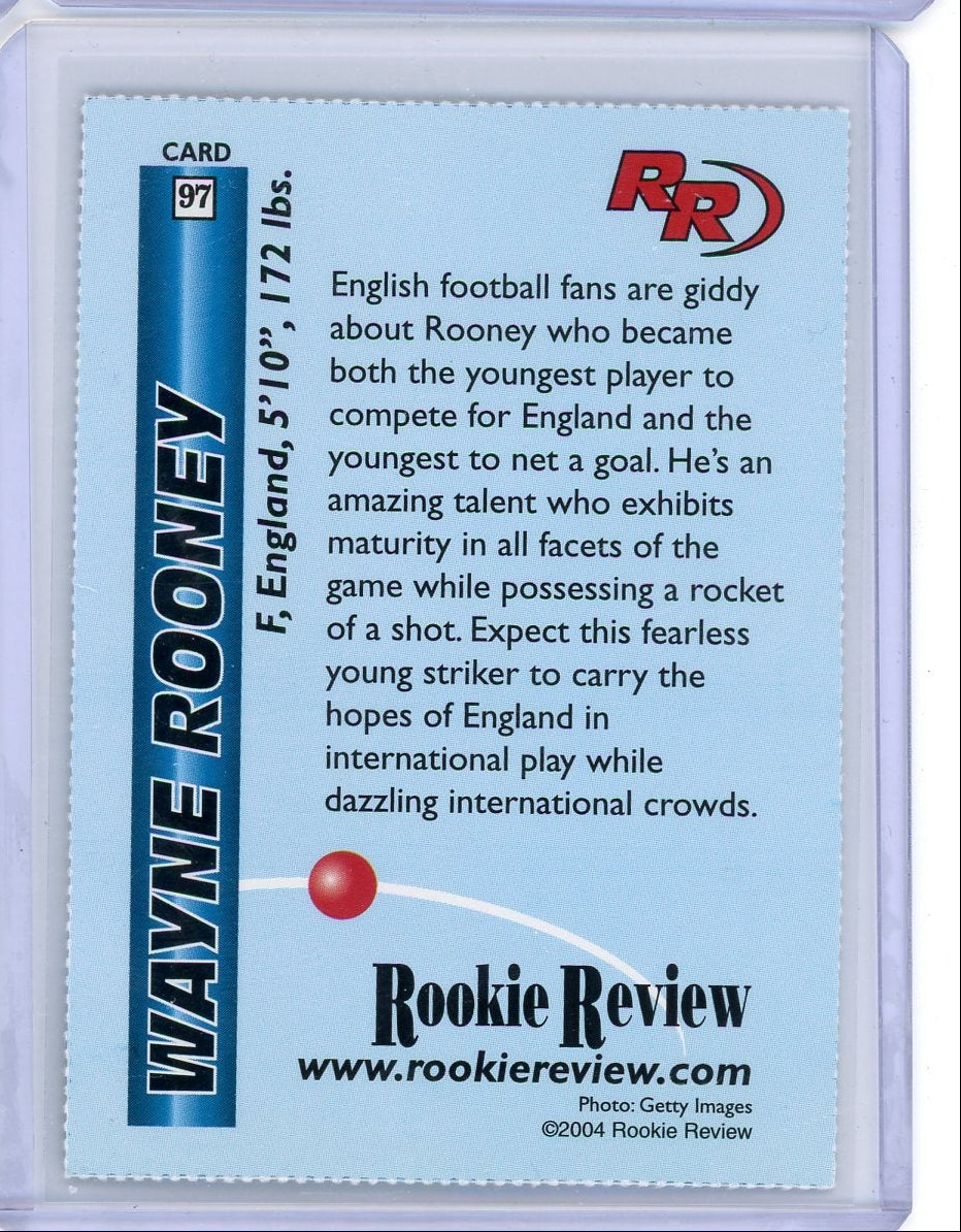 Wayne Rooney 2004 Rookie Review #97