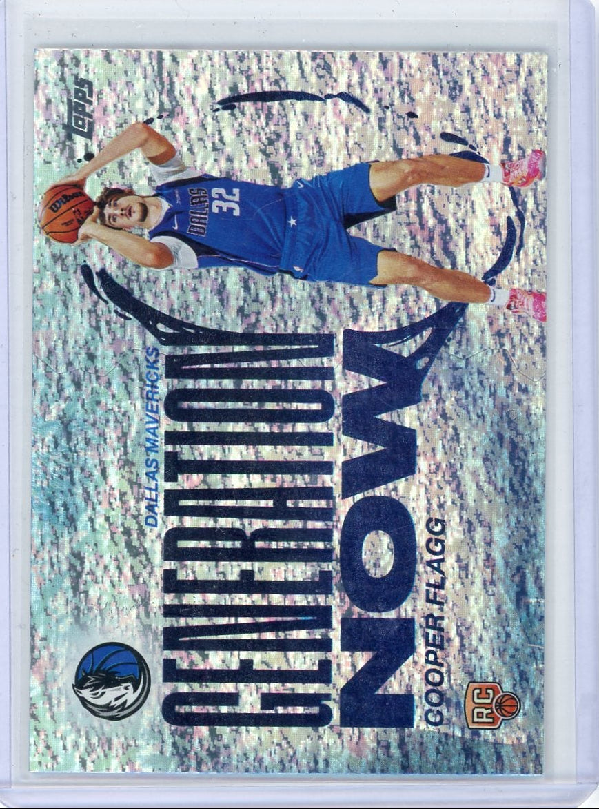 Cooper Flagg 2025-26 Topps Flagship Generation Now Holo Foil RC