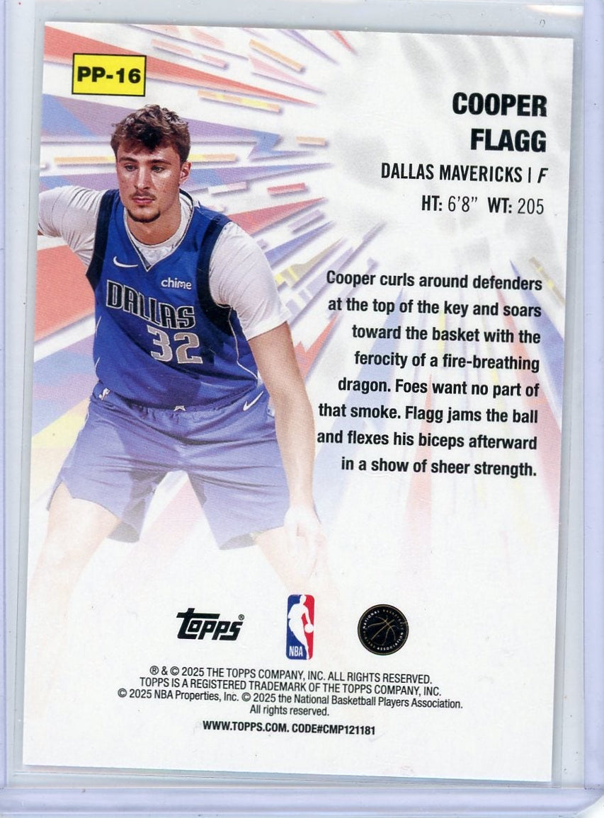 Cooper Flagg 2025-26 Topps Flagship Power Players RC