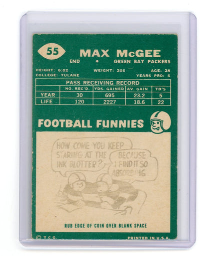 Max McGee 1960 Topps #56