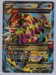 Primal Groudon EX Pokemon Primal Clash #151/160 MP/white dots on back