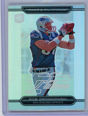 Rob Gronkowski 2010 Topps Platinum refractor RC