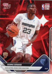 Cedric Coward 2026 Topps NOW Rising Stars rookie card #RS9