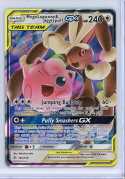 Mega Lopunny & Jigglypuff GX Pokémon Cosmic Eclipse Tag Team Ultra-Rare #165/236