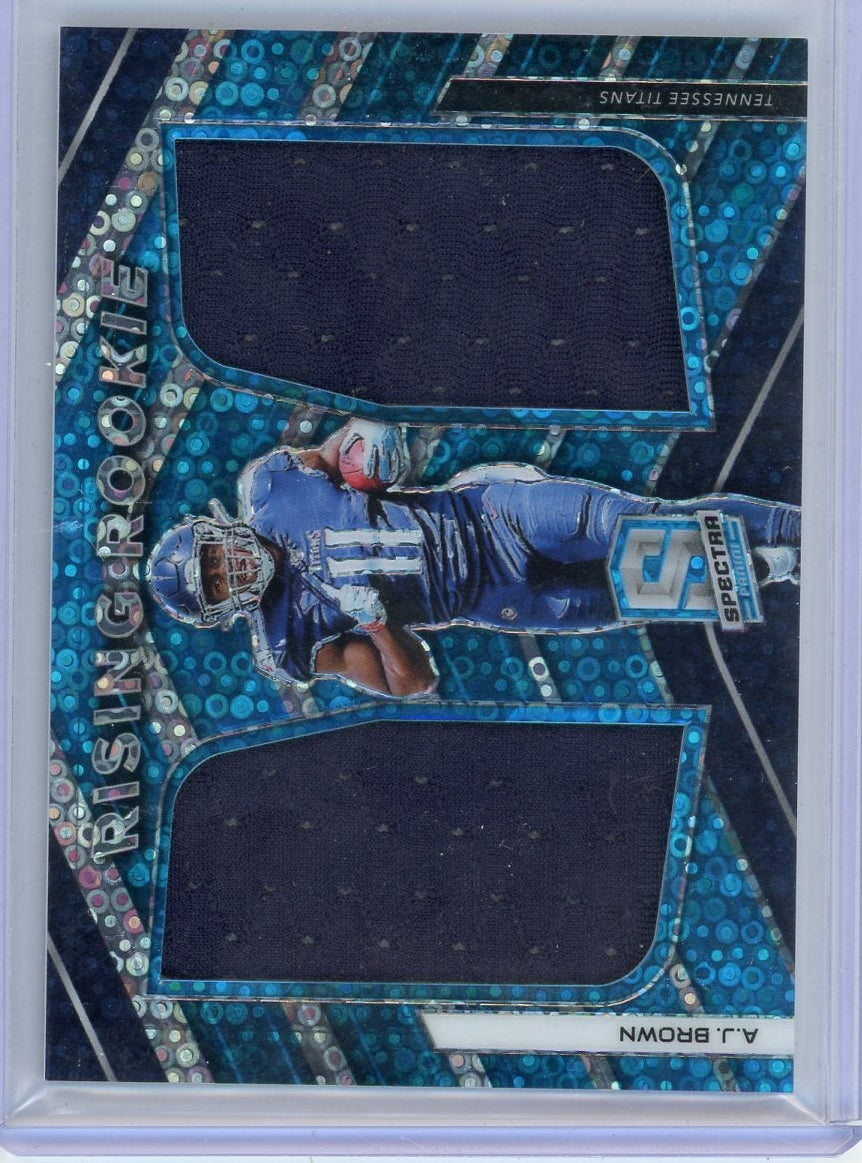 A.J. Brown 2019 Panini Spectra Rising Rookie Patch #'d 40/75