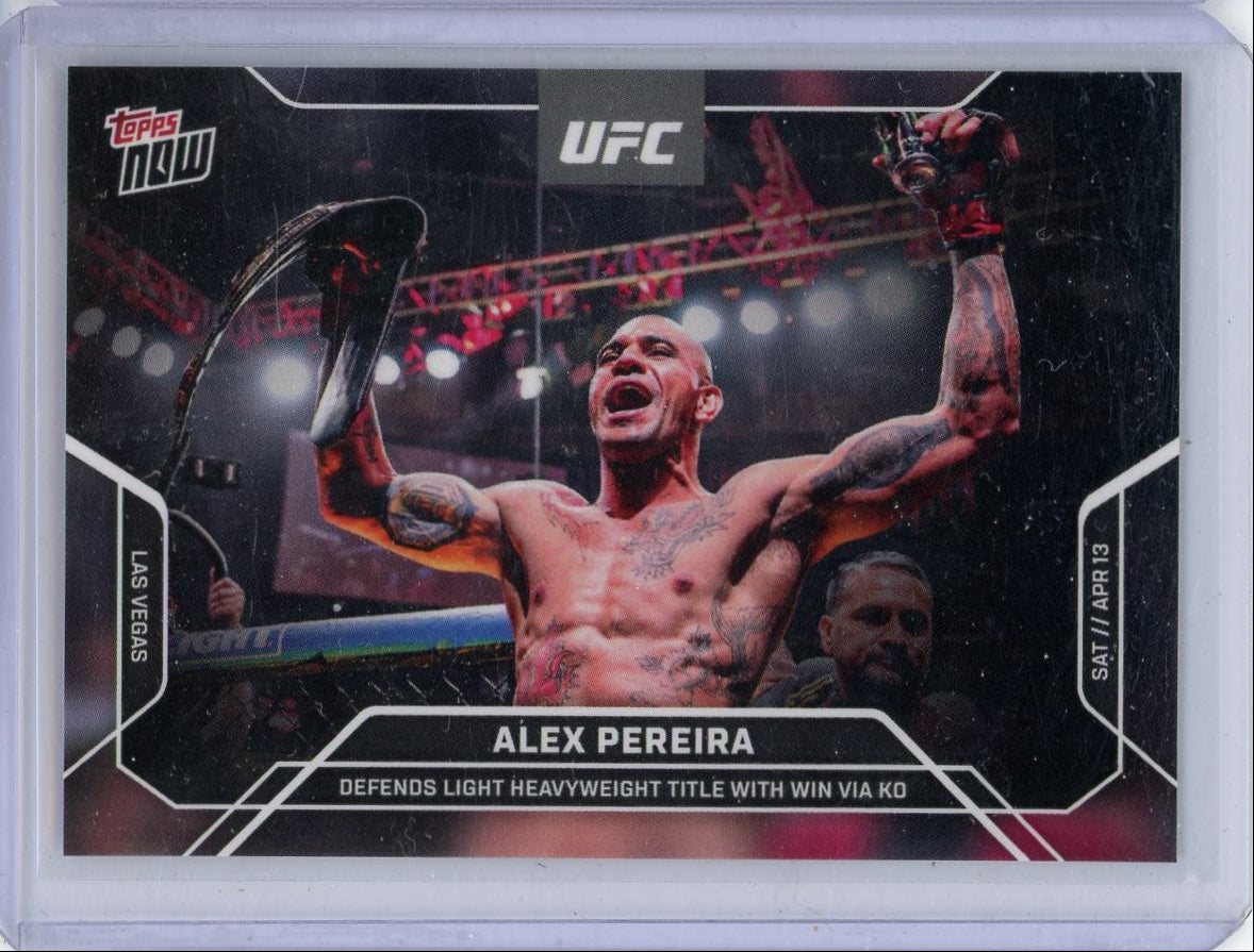 Alex Pereira 2024 Topps Now UFC #1