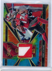 Mike Evans 2018 Panini Select Tie-Dye Patch #'d 13/25 (Number Match)