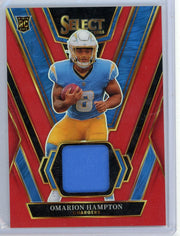 Omarion Hampton 2025 Panini Select Patch RC