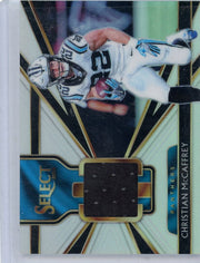 Christian McCaffrey 2018 Panini Select Patch #'d 009/199