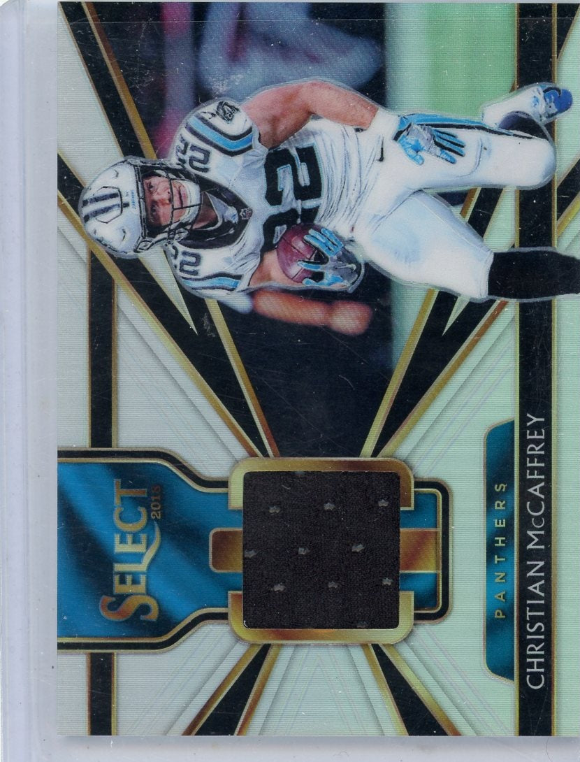 Christian McCaffrey 2018 Panini Select Patch #'d 009/199