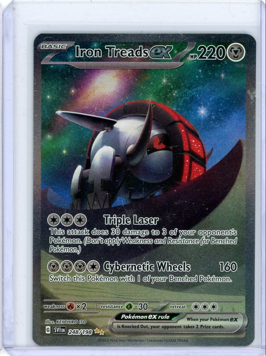 Iron Treads ex Pokémon Scarlet & Violet Special Illustration Rare #1248/198