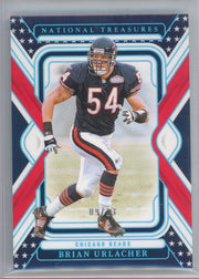 Brian Urlacher 2024 Panini National Treasures Stars & Stripes #'d 09/13