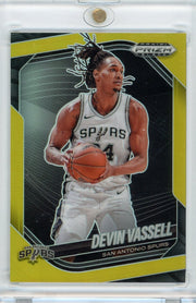 Devin Vassell 2025 Panini Prizm Gold Prizm #'d 05/10