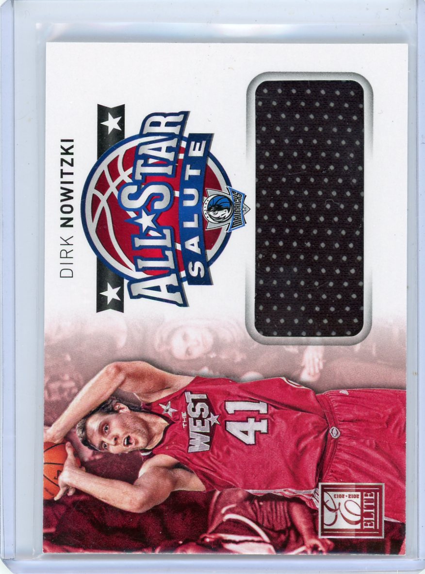 Dirk Nowitzki 2012-13 Donruss Elite All-Star Salute relic