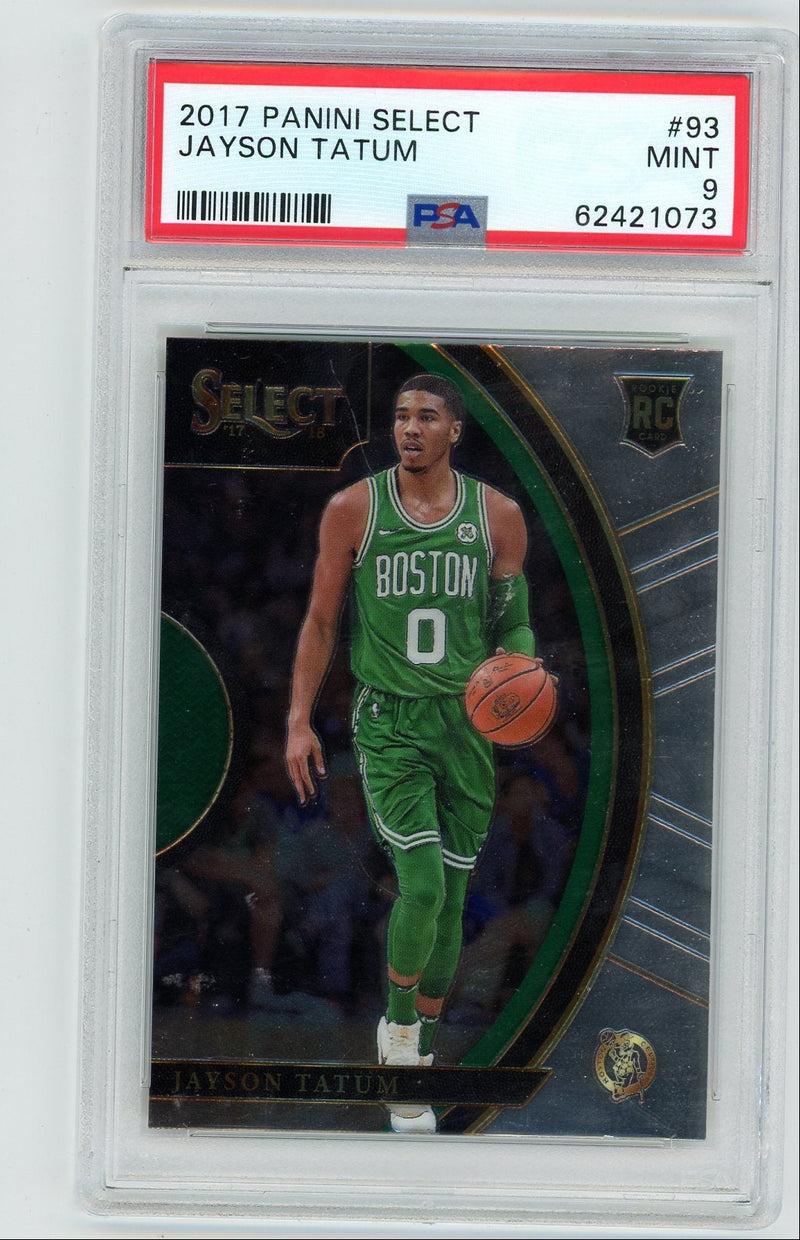 Jayson Tatum 2017 Panini Select rookie card 