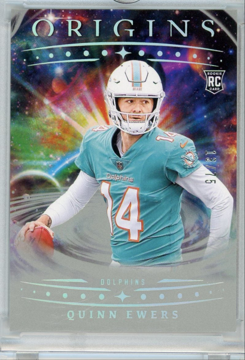 Quinn Ewers 2025 Panini Origins rookie card 