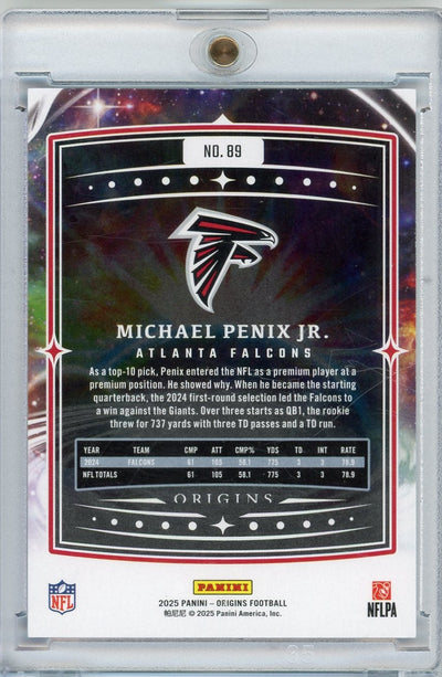 Michael Penix Jr. 2025 Panini Origins blue #'d 12/99