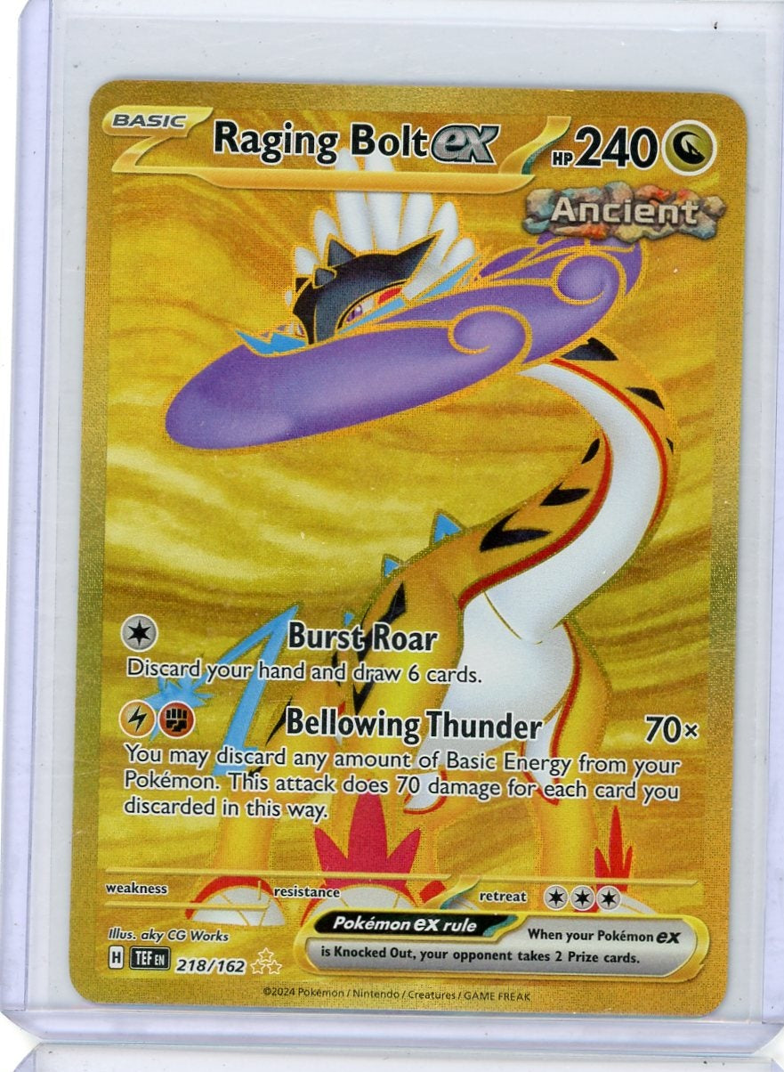 Raging Bolt ex 2024 Pokemon Temporal Forces #218/162