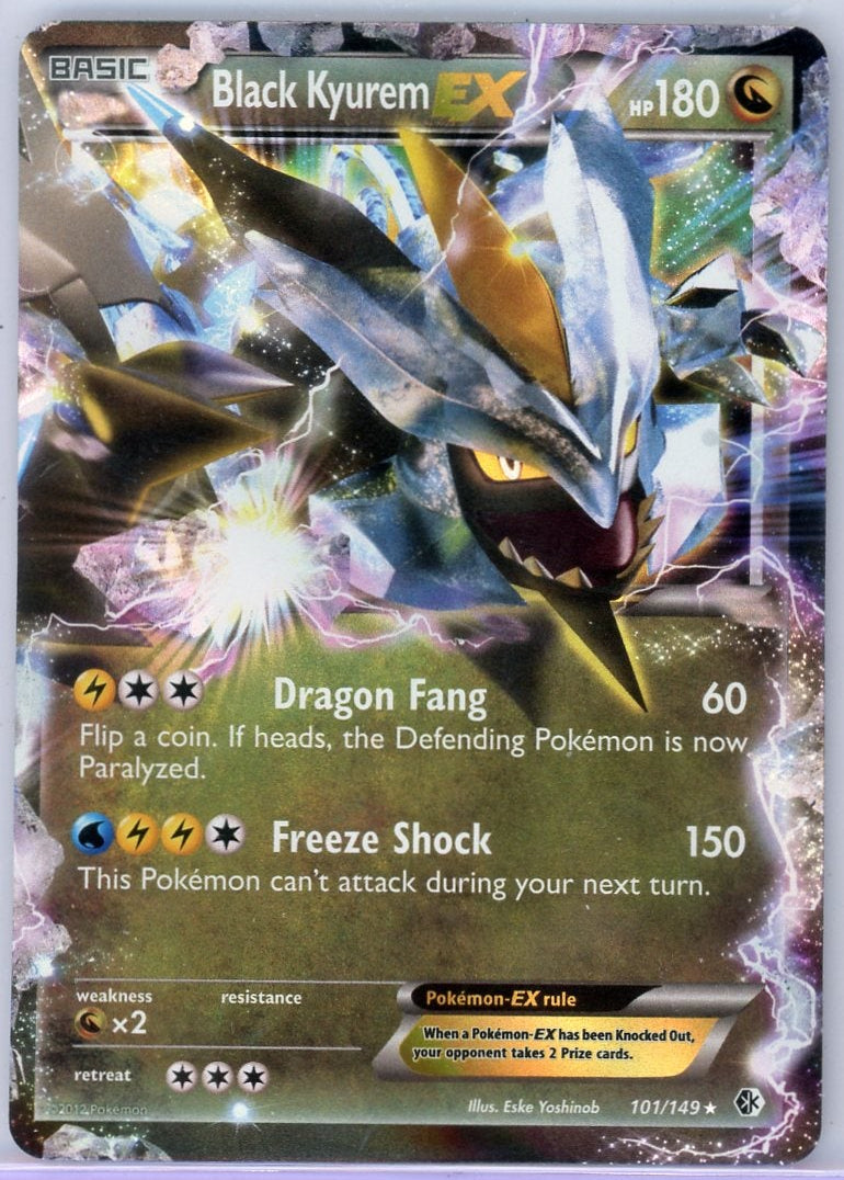 Black Kyurem ex Pokemon Legendary Treasures Ultra Rare #101/149