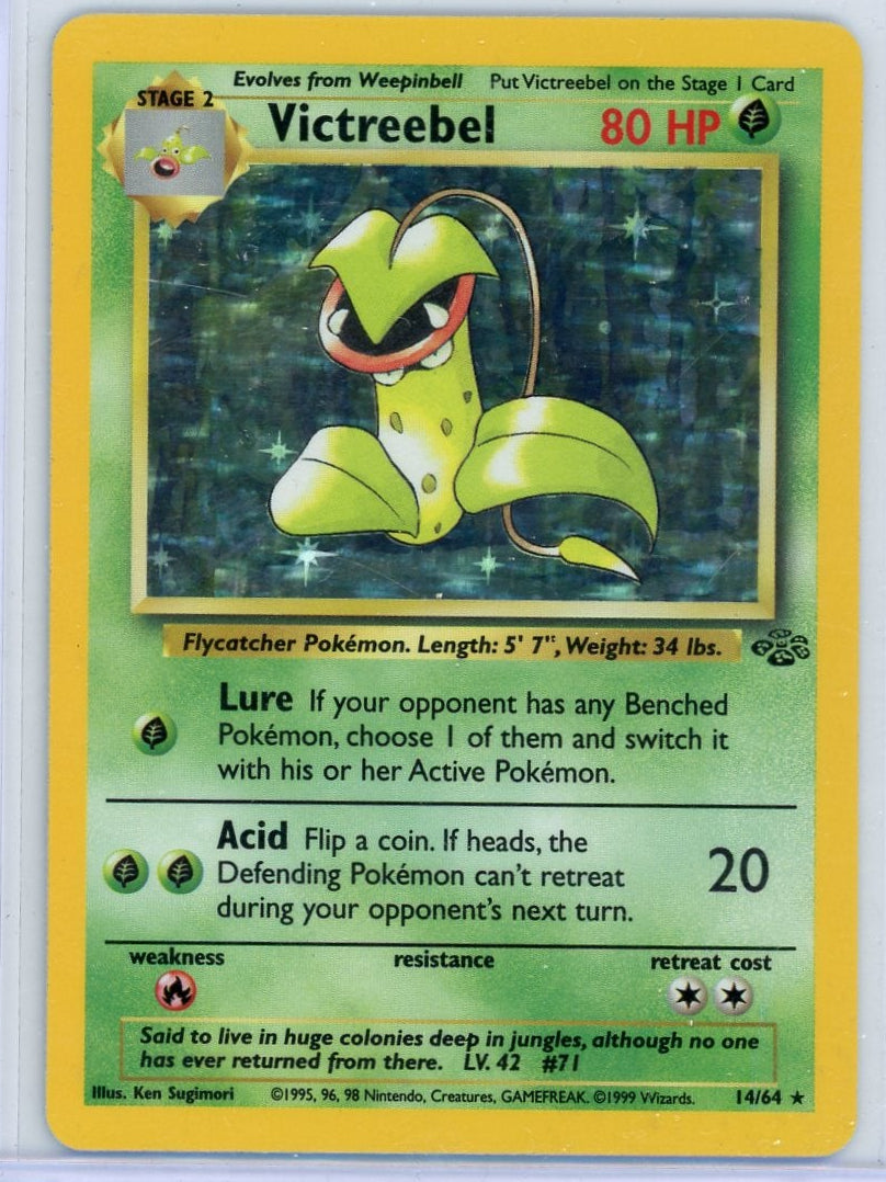 Victreebel Pokémon Jungle Holo #14/64 – Piece Of The Game