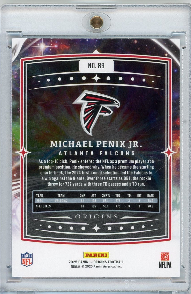 Michael Penix Jr. 2025 Panini Origins blue 