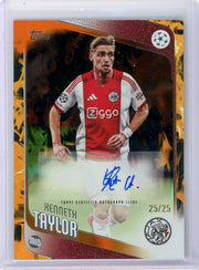 Kenneth Taylor 2025-26 Topps UEFA autograph #'d 25/25