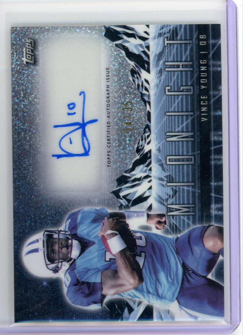 Vince Young 2024 Topps Midnight Horizon autograph 