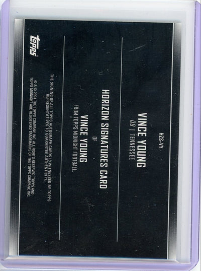 Vince Young 2024 Topps Midnight Horizon autograph #'d 34/35