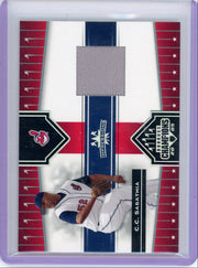 C.C. Sabathia 2005 Donruss Champions Impressions Jersey Relic