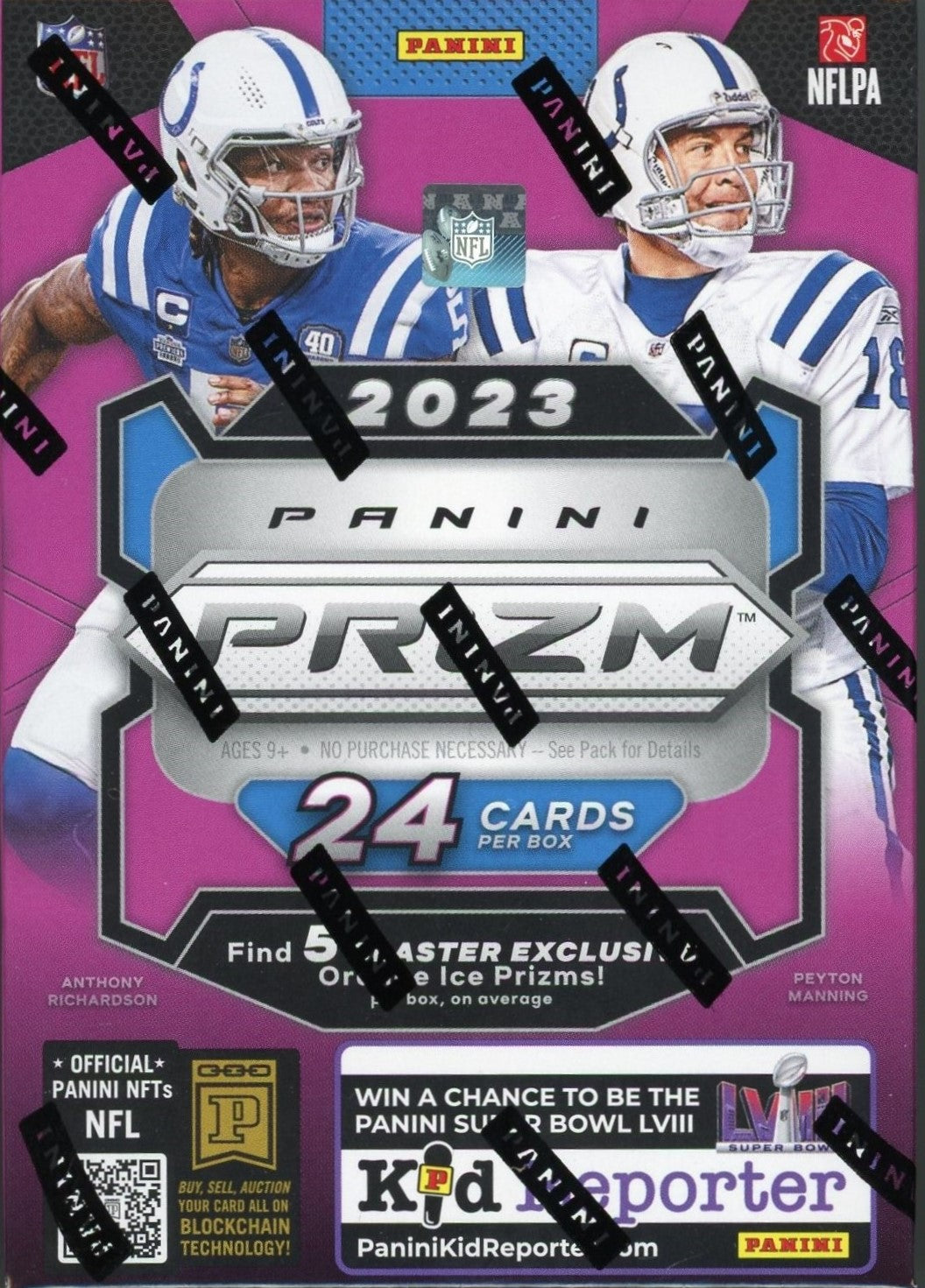2023 Panini Prizm Football Blaster Box (Orange Ice Prizms)