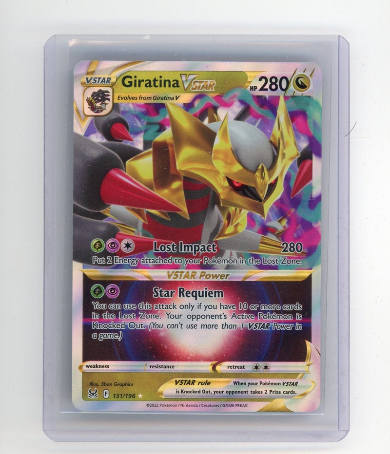 Giratina VSTAR 2022 Pokemon rare holo 131/196