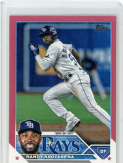Randy Arozarena 2023 Topps Mother's Day pink #'d 48/50