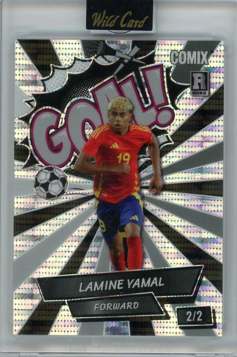 Lamine Yamal 2024 Wild Card GOAL! Comix rookie card 