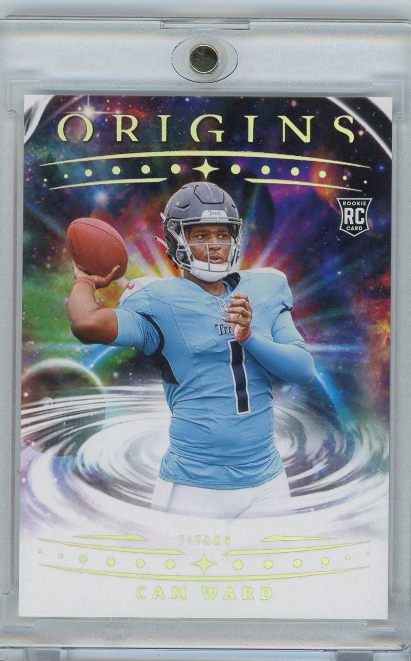 Cam Ward 2025 Panini Origins rookie card