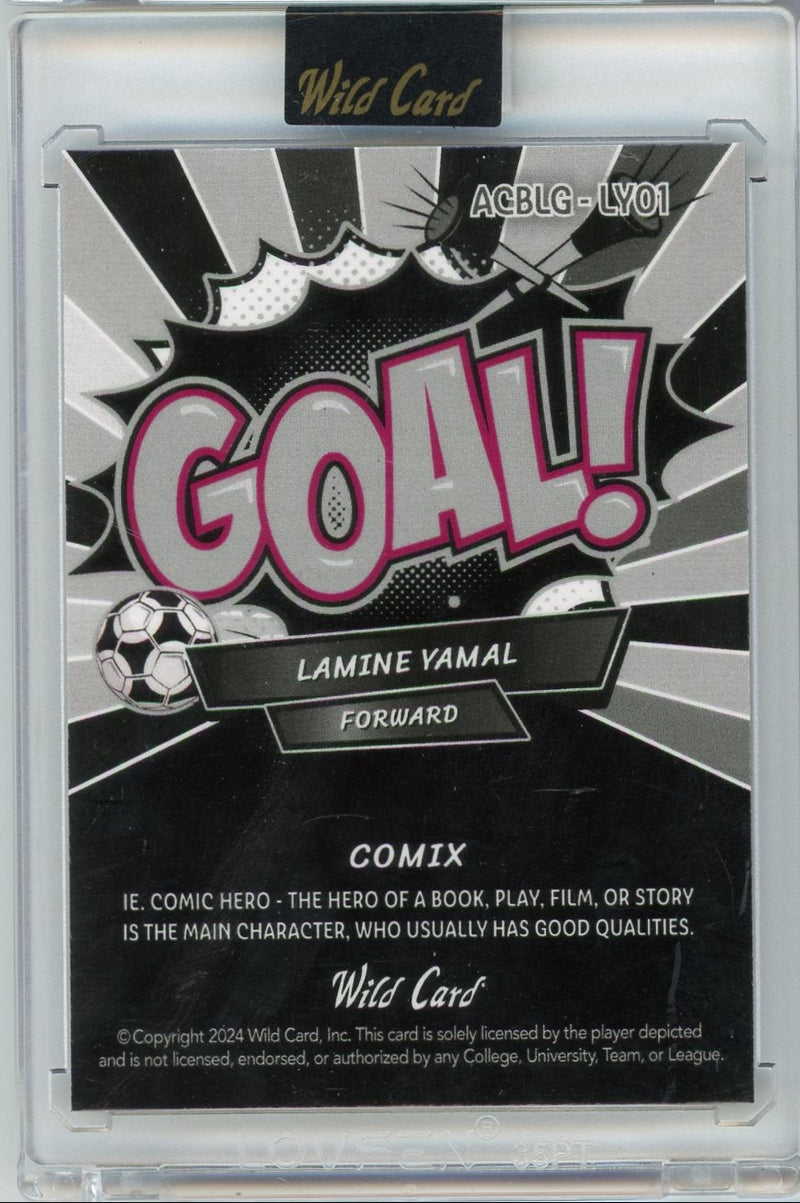 Lamine Yamal 2024 Wild Card GOAL! Comix rookie card 