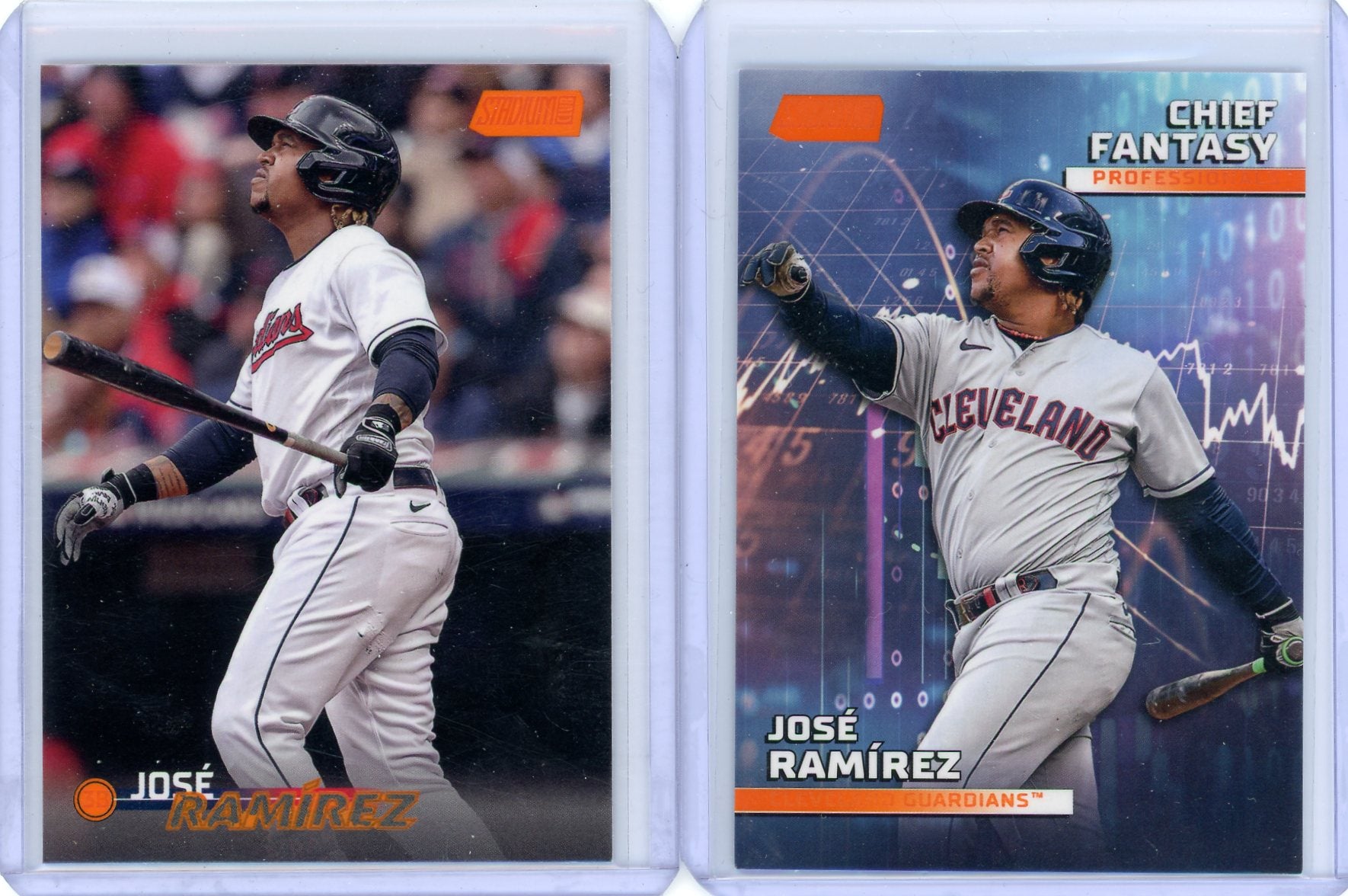 Jose Ramirez 2023 Topps Stadium Club 2x lot /50 /199