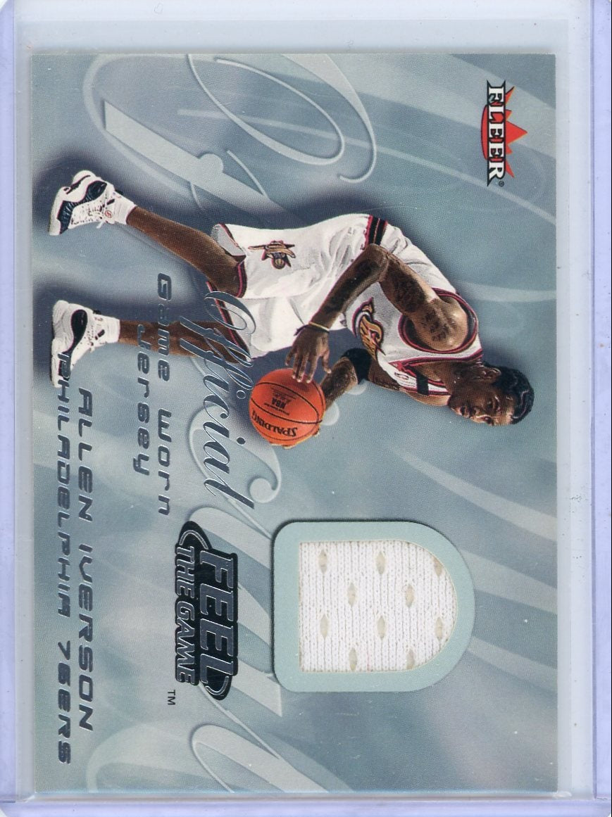 Allen Iverson 2000 Fleer Feel the Game Jersey Relic