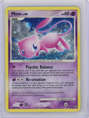 Mew Lv. 40 2007 Pokemon Secret Wonders holo #15/132 HP/DMG
