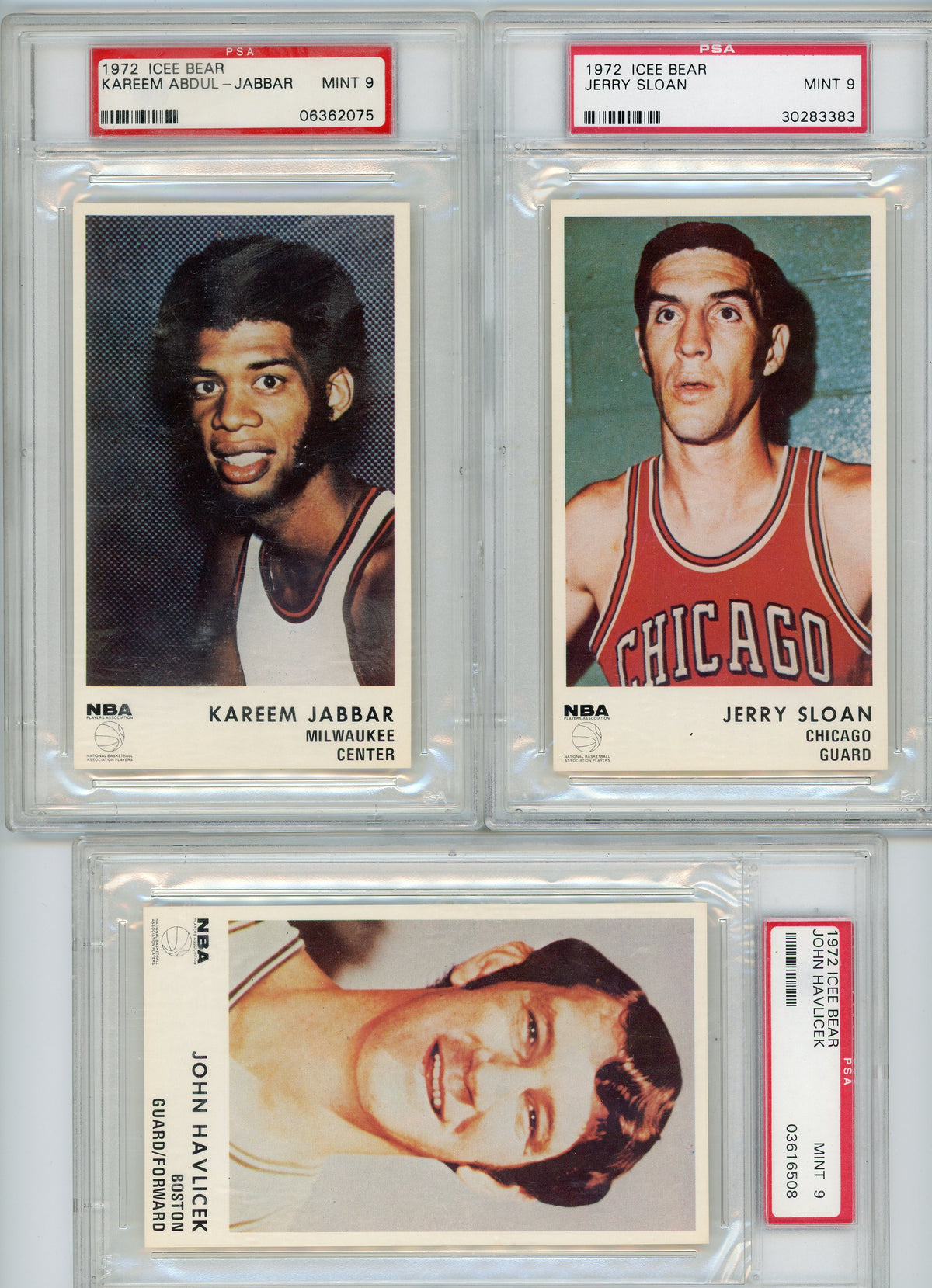 1972 Icee Bear Basketball Complete 20-card Set (19 PSA 9's, 1 PRO 9.5)
