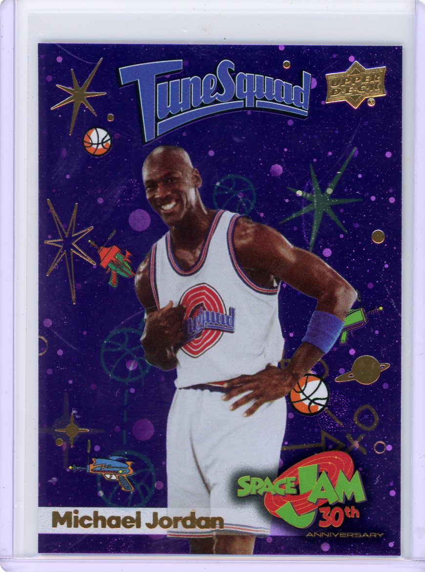 Michael Jordan 2026 Upper Deck Space Jam 30th Anniversary Cosmos Purple