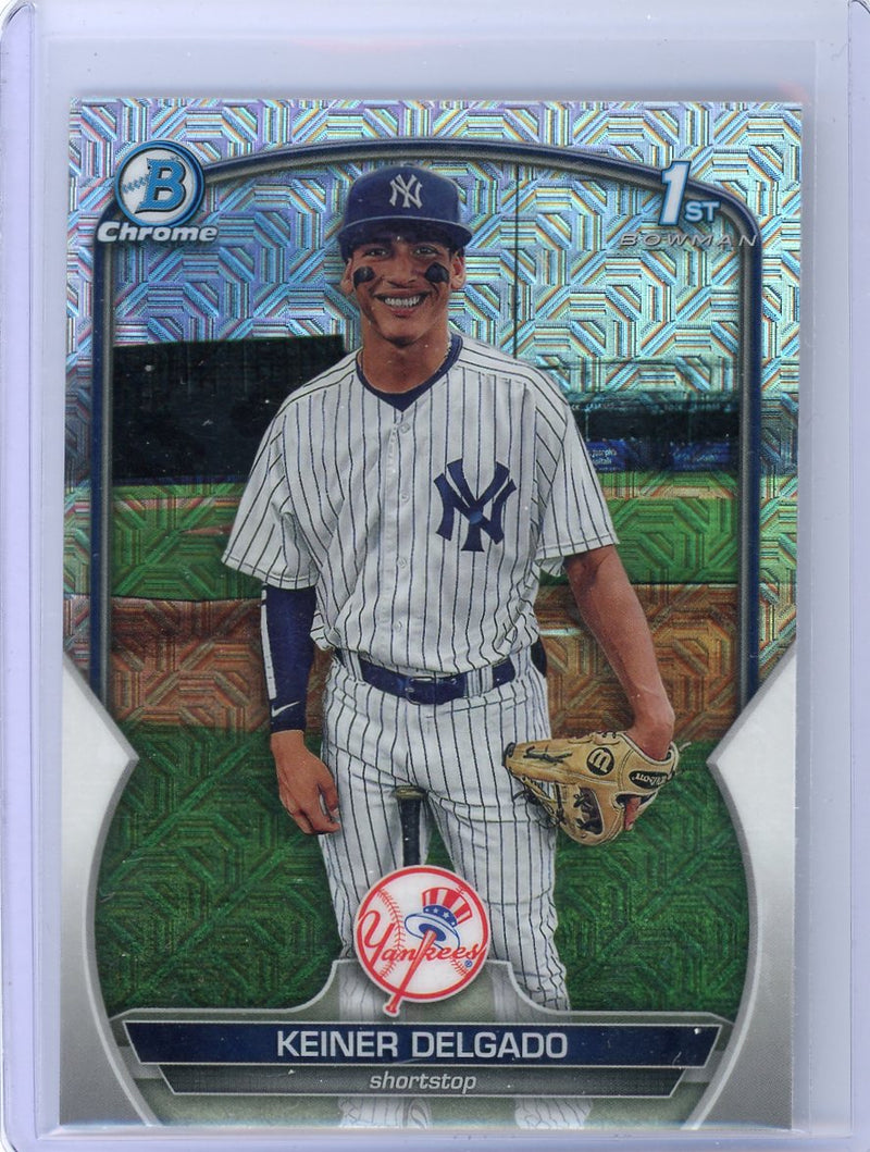 Keiner Delgado 2023 1st Bowman Chrome mega box mojo refractor