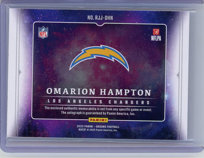 Omarion Hampton 2025 Panini Origins RPA