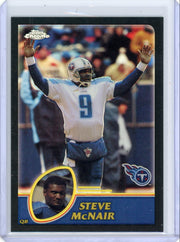 Steve McNair 2003 Topps Chrome Black Refractor #'d 247/599