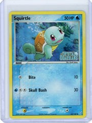 Squirtle Pokémon Crystal Gaurdians Stamped Holo 63/100