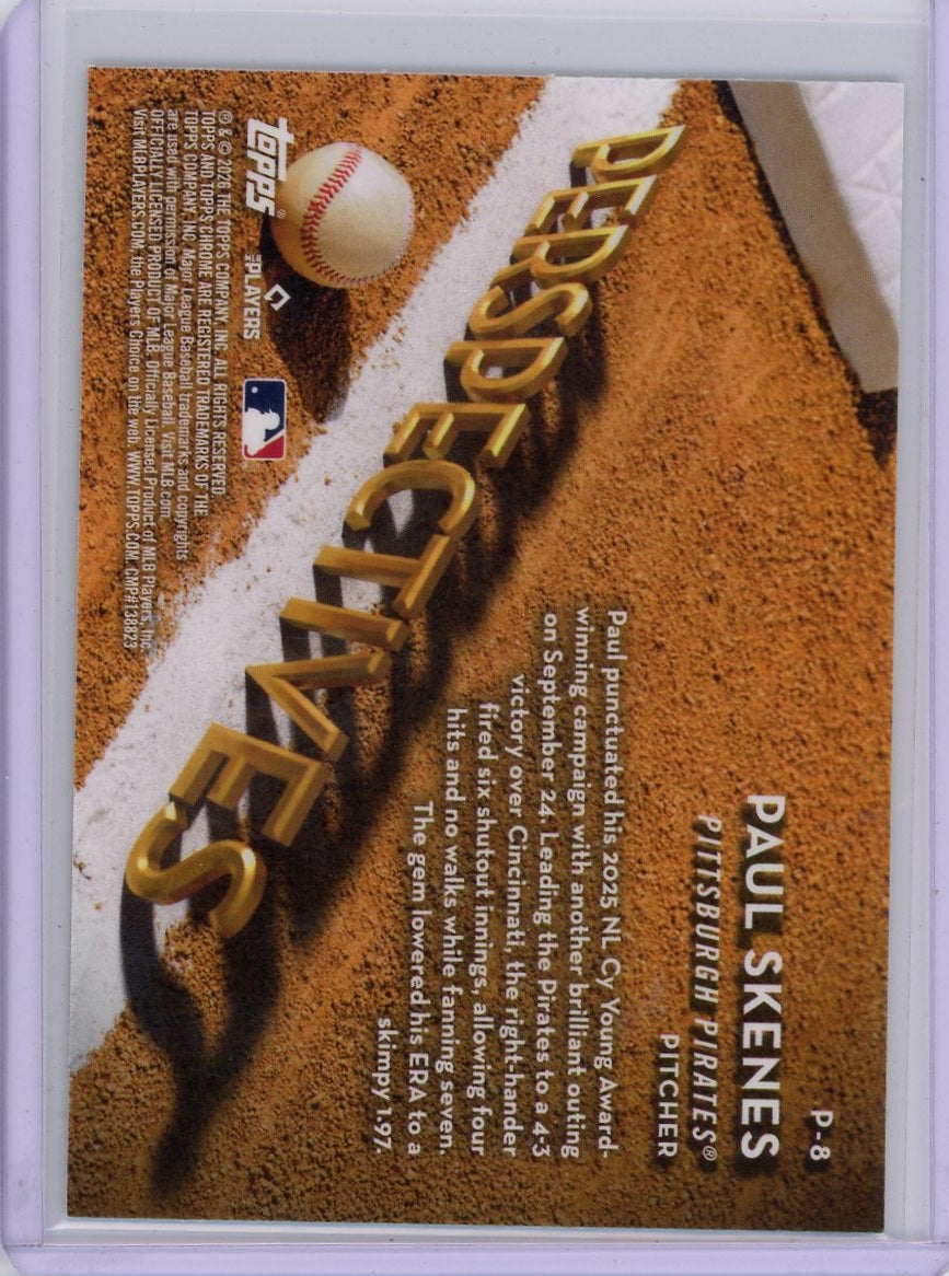 Paul Skenes 2026 Topps Chrome Perspectives