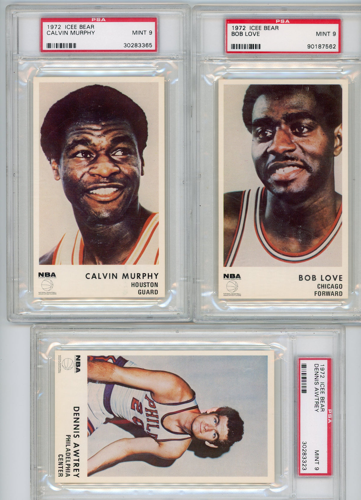 1972 Icee Bear Basketball Complete 20-card Set (19 PSA 9's, 1 PRO 9.5)