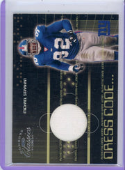 Michael Strahan 2003 Donruss Dress Code Jersey Relic #'d 056/550